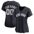 Custom Navy NYY Baseball Shirt Top