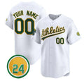 Custom White OAK Baseball Shirt Top