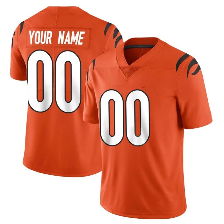 Custom Orange 2022 Super Bowl CIN Football Shirt Top