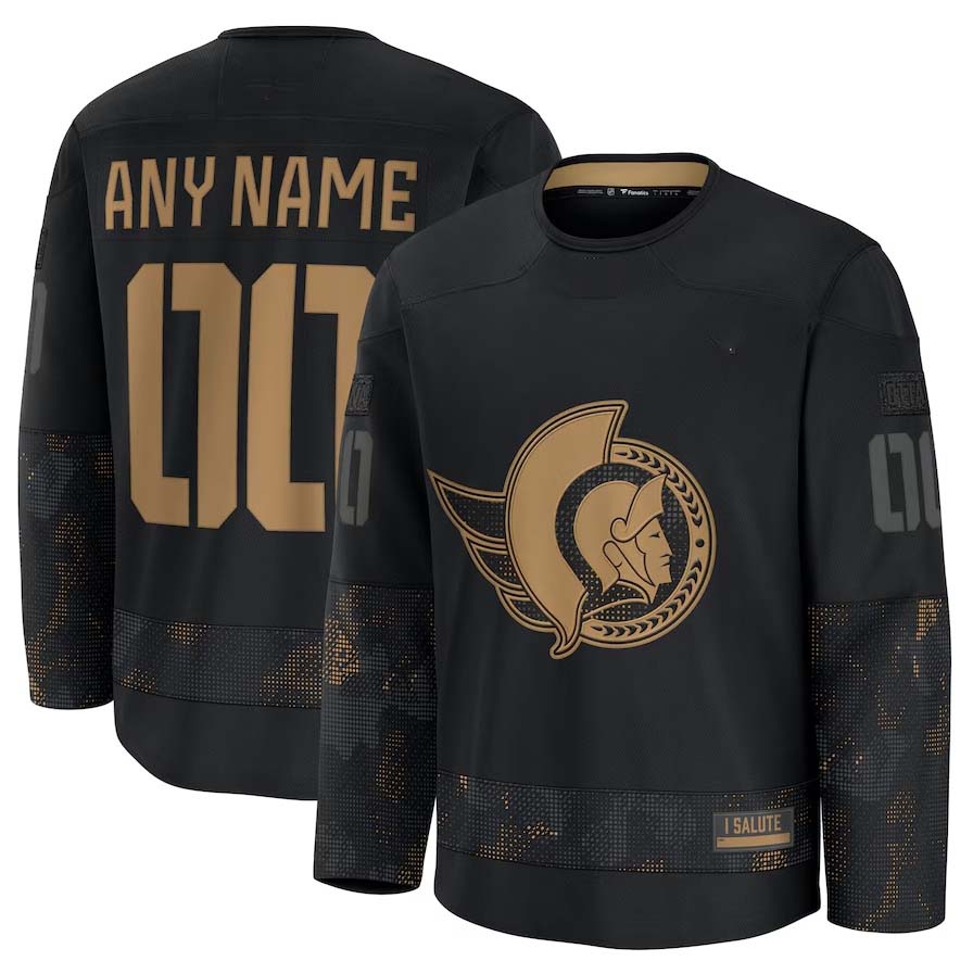 Custom Black 2024 OTT Hockey Shirt Top
