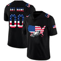 Custom Black PHI Football Shirt Top
