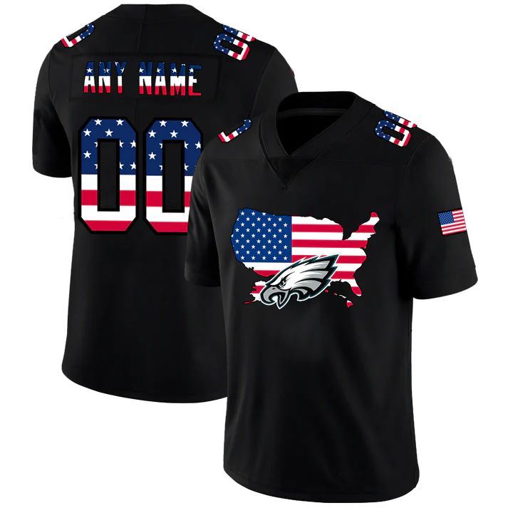 Custom Black PHI Football Shirt Top