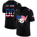 Custom Black PIT Football Shirt Top