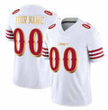 Custom White 2025 SF Football Shirt Top