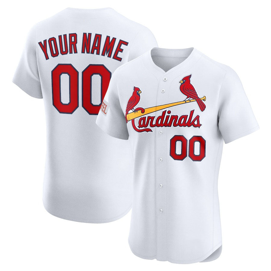 Custom White STL Baseball Shirt Top