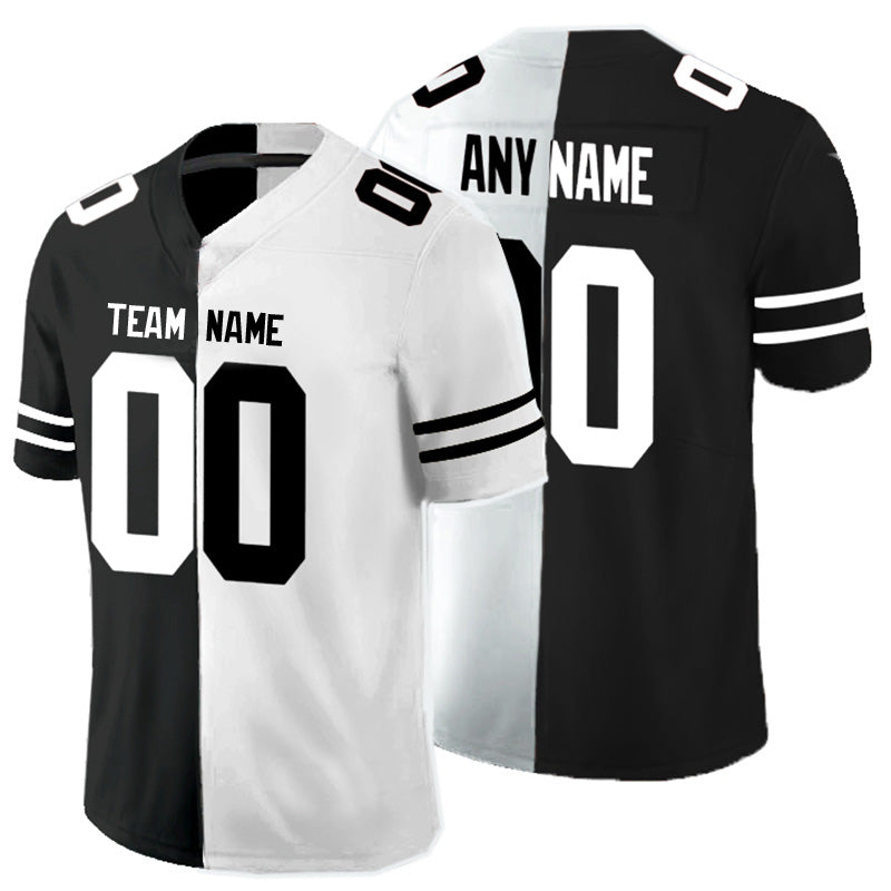 Custom Black Football Shirt Top