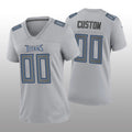 Custom Gray TEN Football Shirt Top