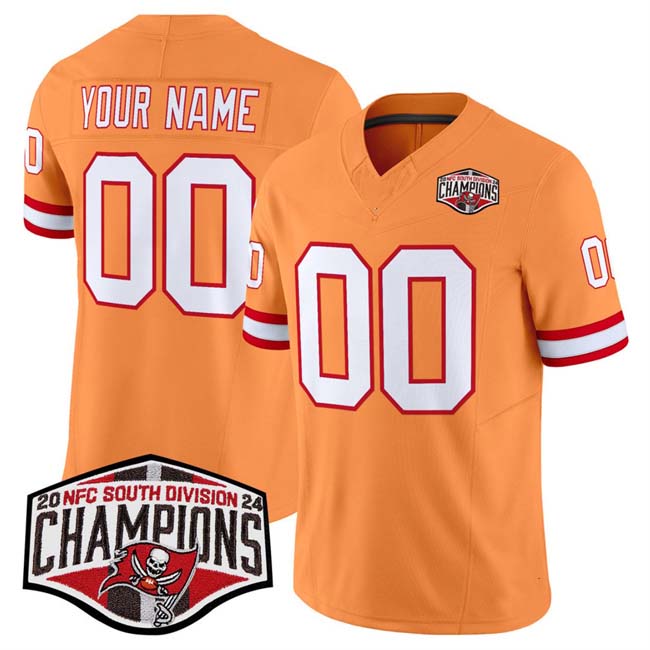 Custom Orange 2024 TB Football Shirt Top