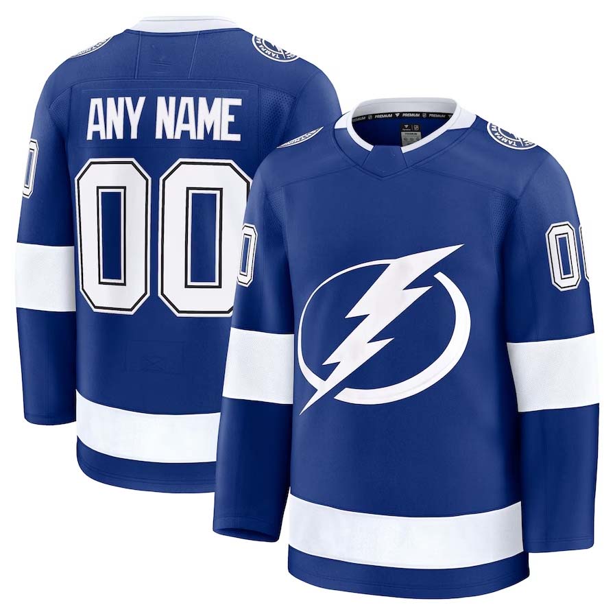 Custom Blue TBL Hockey Shirt Top