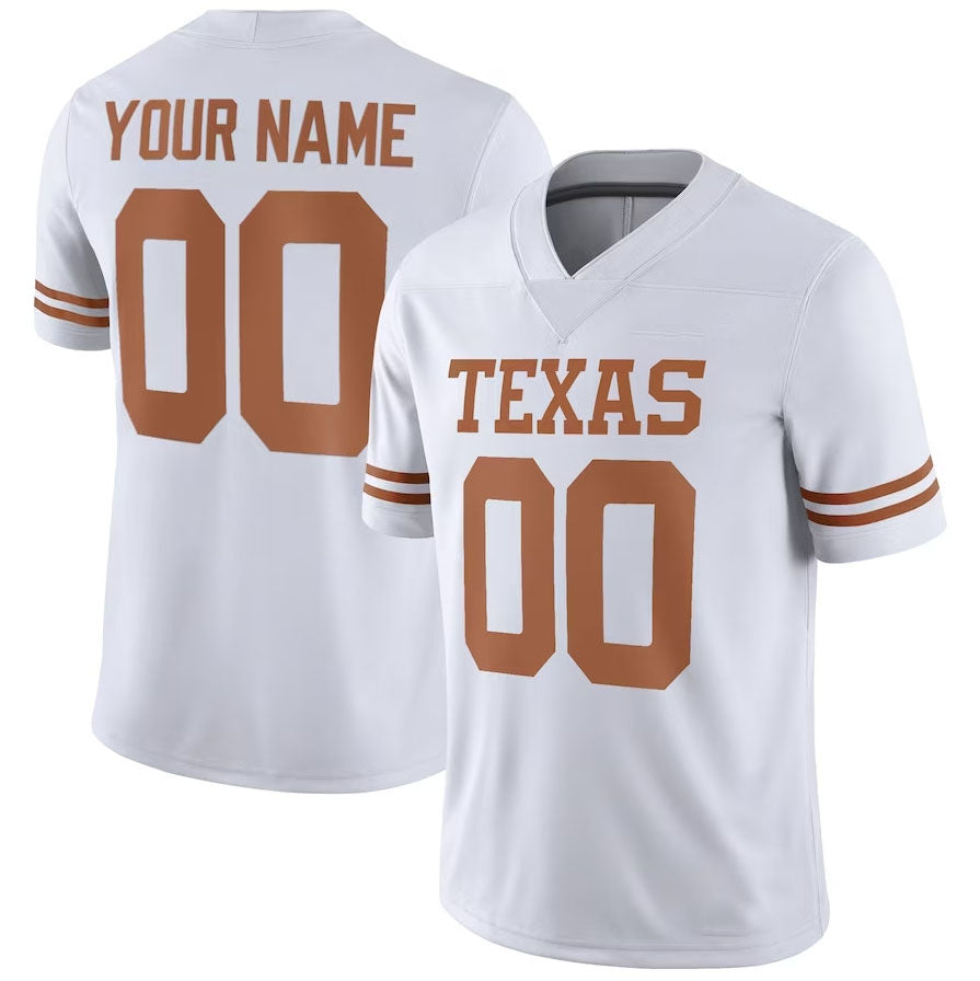 Custom White Football Shirt Top
