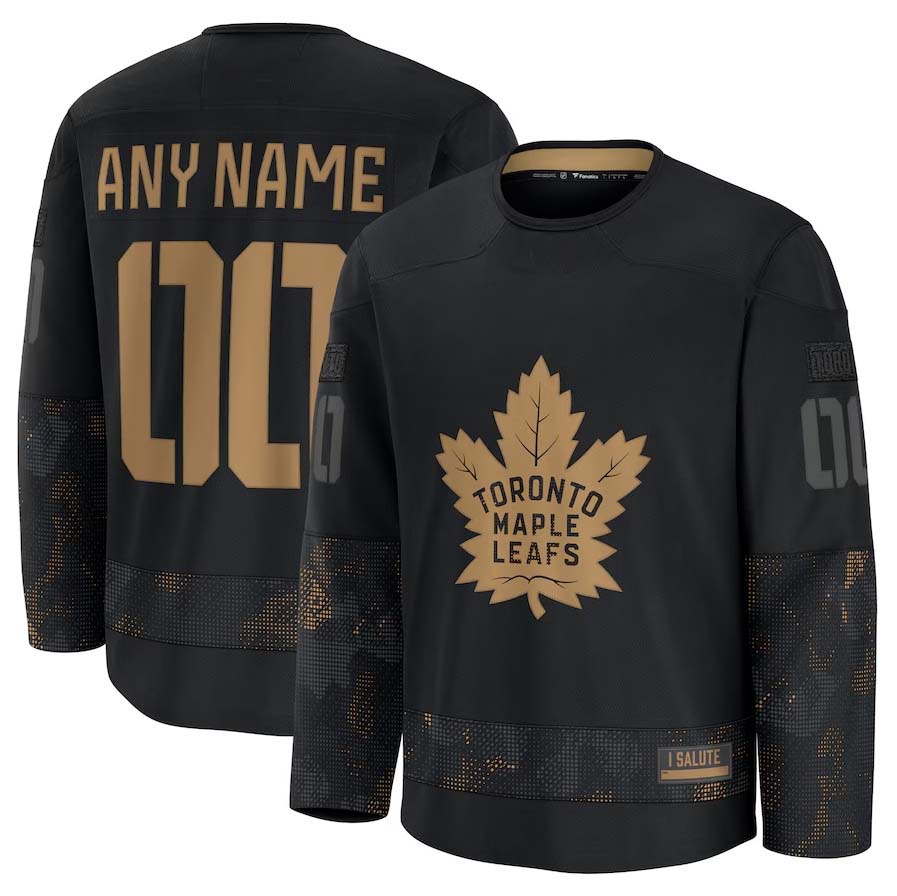 Custom Black 2024 TOR Hockey Shirt Top