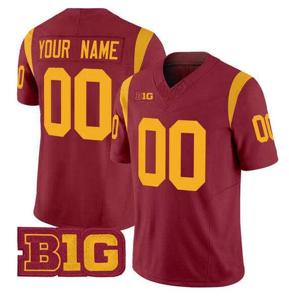 Custom Red 2024 College Shirt Top