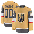 Custom Gold VGK Hockey Shirt Top
