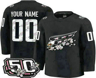 Custom Black WSH Hockey Shirt Top