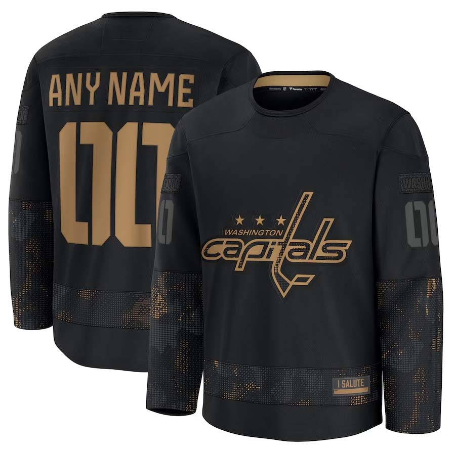 Custom Black 2024 WSH Hockey Shirt Top