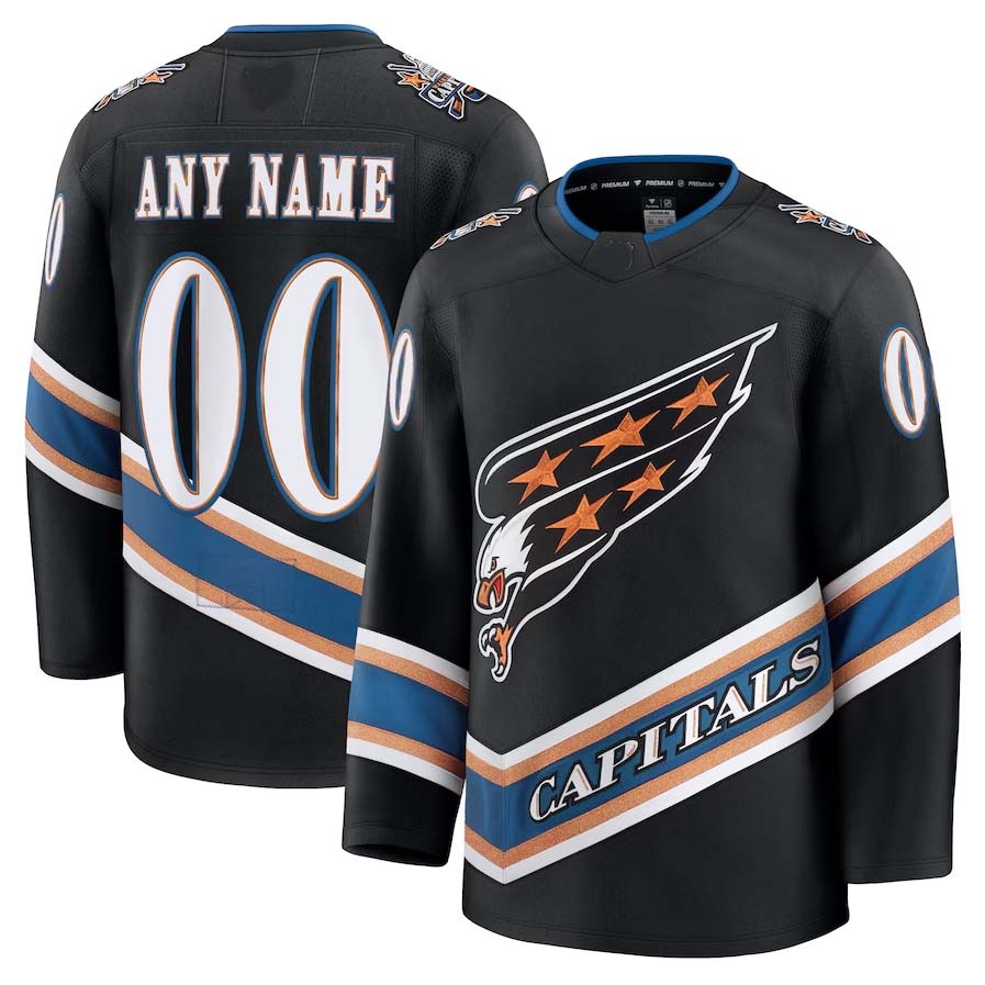 Custom Black WSH Hockey Shirt Top