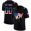 Custom Black WAS Football Shirt Top