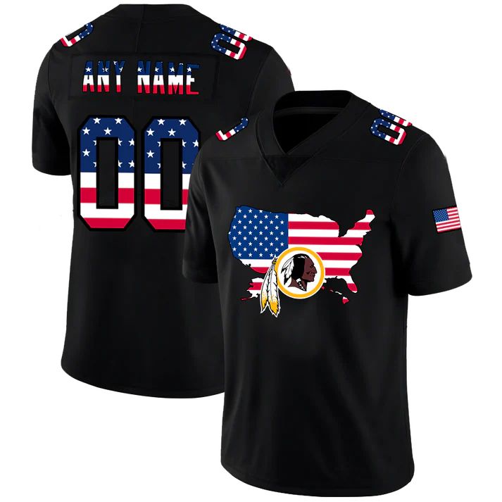 Custom Black WAS Football Shirt Top