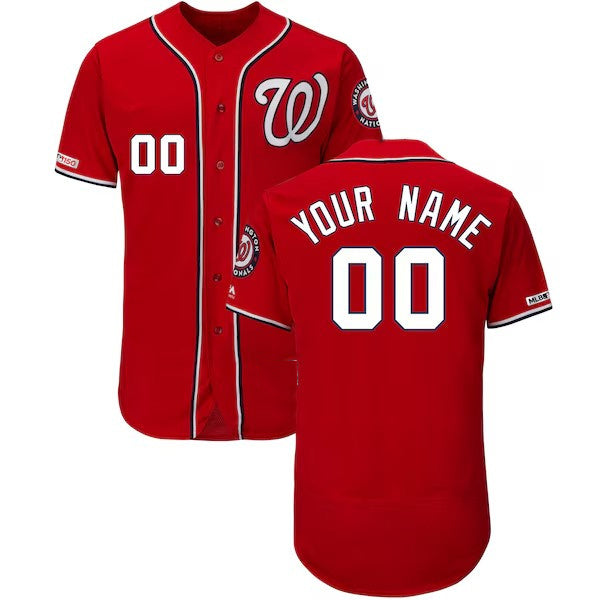 Custom Scarlet WSH Baseball Shirt Top