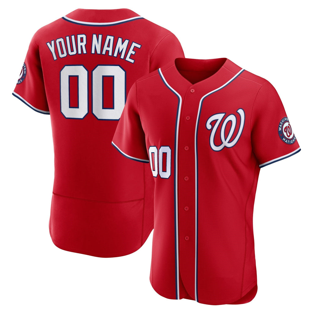Custom Scarlet WSH Baseball Shirt Top
