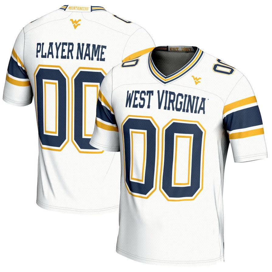 Custom White Football Shirt Top