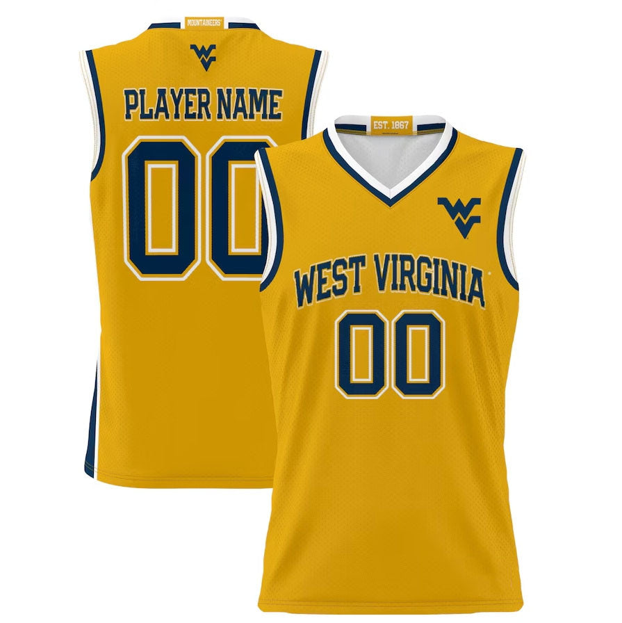 Custom Gold Basketball Shirt Top