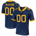 Custom Navy Football Shirt Top