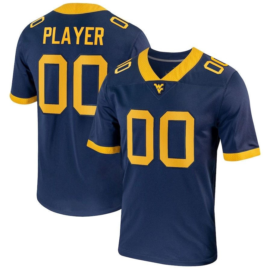 Custom Navy Football Shirt Top