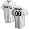 Custom White COL Baseball Shirt Top