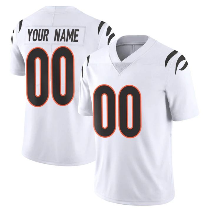 Custom White 2022 Super Bowl CIN Football Shirt Top