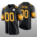 Custom Black PIT Football Shirt Top