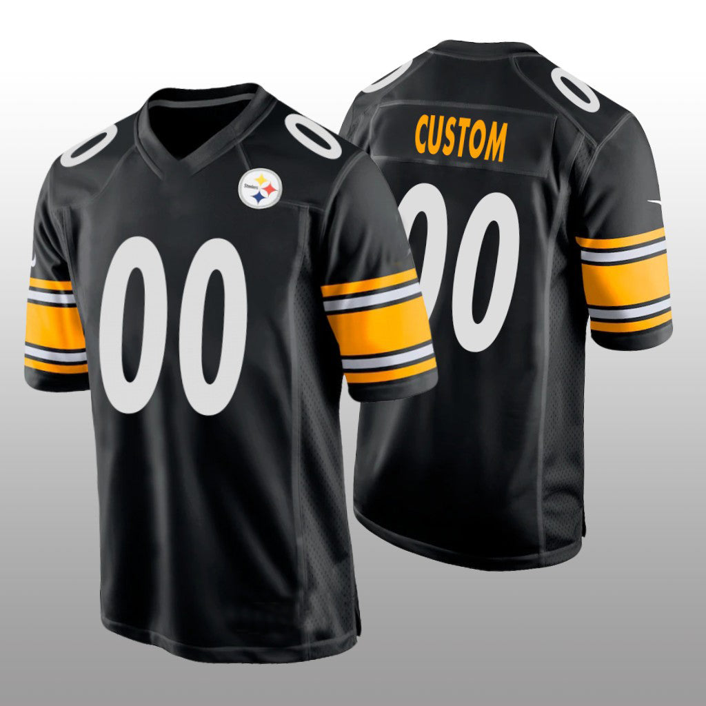 Custom Black PIT Football Shirt Top