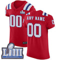 Custom Red Super Bowl NE Football Shirt Top