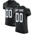 Custom Black NYJ Football Shirt Top