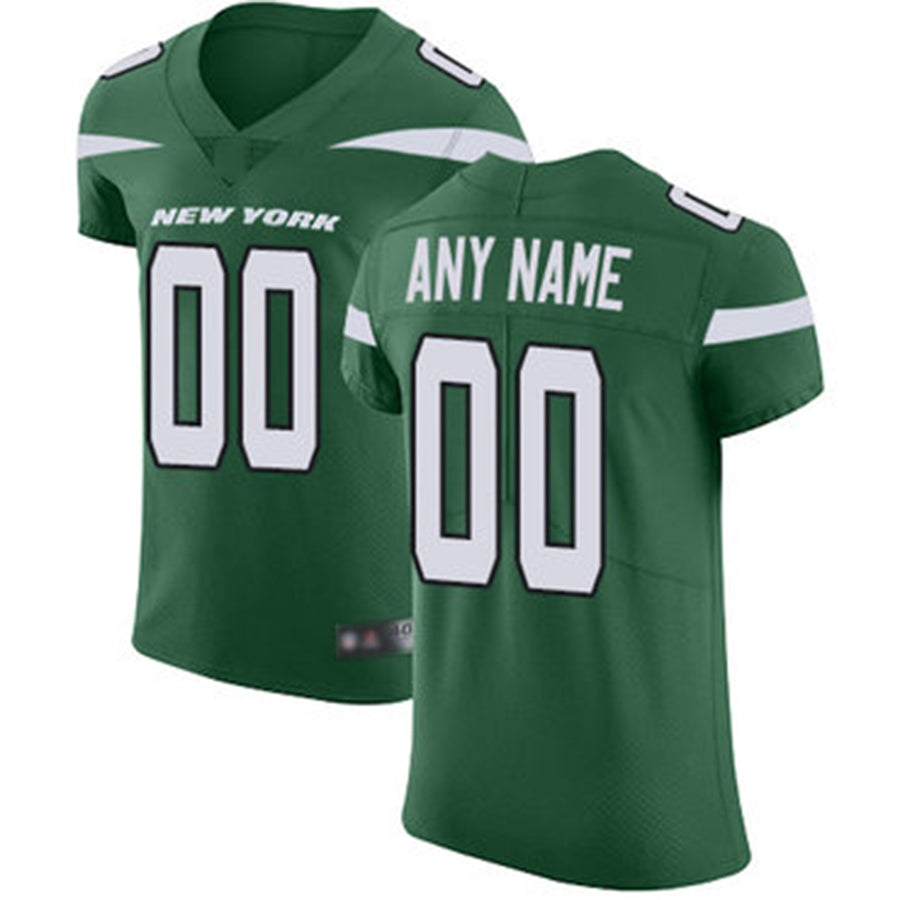Custom Green NYJ Football Shirt Top