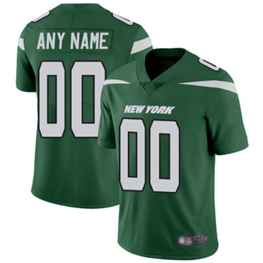 Custom Green NYJ Football Shirt Top