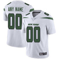 Custom White NYJ Football Shirt Top