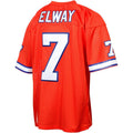 Custom #7 Orange Throwback DEN Football Shirt Top