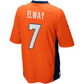 Custom #7 Orange DEN Football Shirt Top