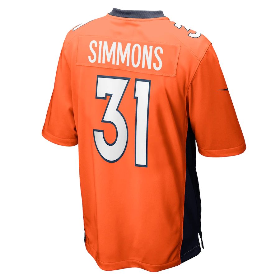 Custom Orange DEN Football Shirt Top