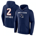 Custom #2 Navy DEN Football Shirt Top