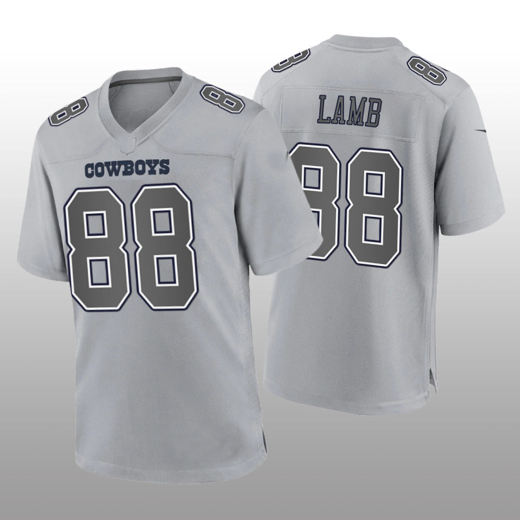 Custom #88 Gray DAL Football Shirt Top
