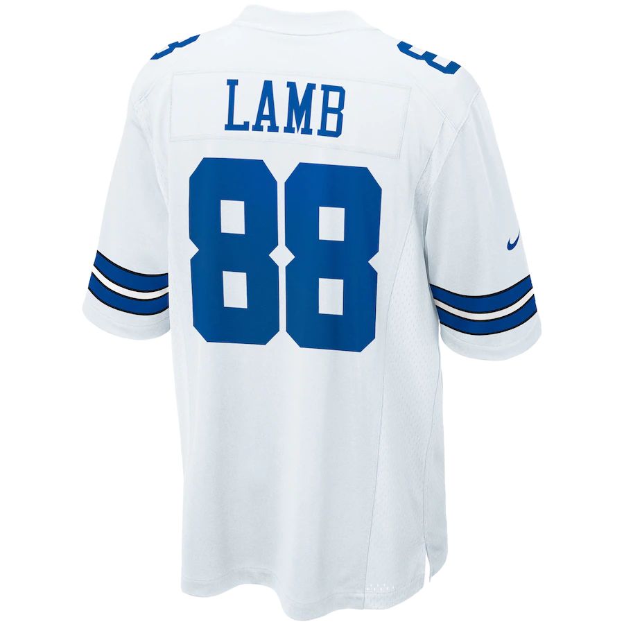 Custom #88 White DAL Football Shirt Top