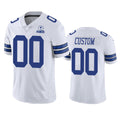 Custom White DAL Football Shirt Top