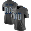 Custom Gray DAL Football Shirt Top