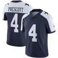 Custom #4 Navy DAL Football Shirt Top