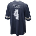 Custom #4 Navy DAL Football Shirt Top