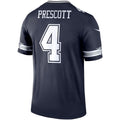 Custom #4 Navy DAL Football Shirt Top