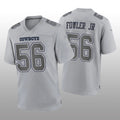 Custom #56 Gray DAL Football Shirt Top