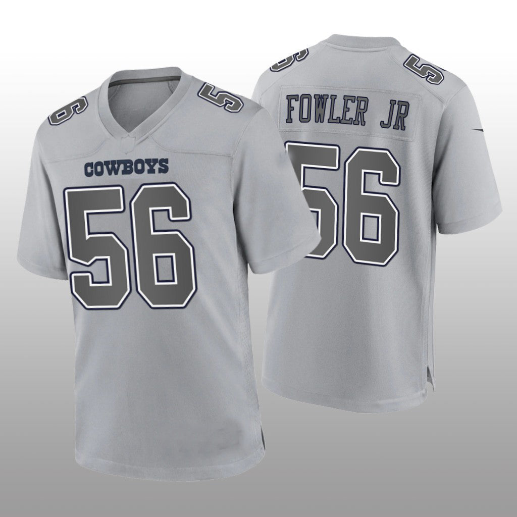 Custom #56 Gray DAL Football Shirt Top